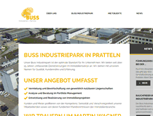 Tablet Screenshot of bussimmobilien.ch